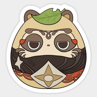 Mujina Daruma Sticker